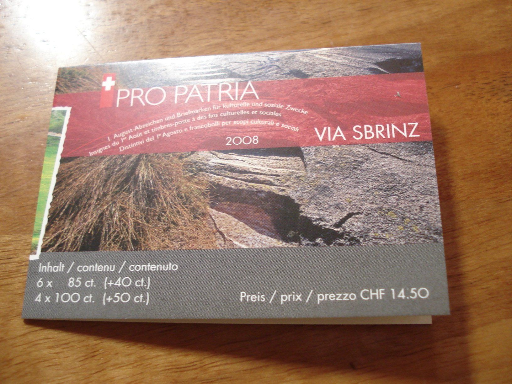 Tutti i francobolli: Markenbüchlein Pro Patria 2008, ET-o – Usato da Niederwil AG venduto da morostahu