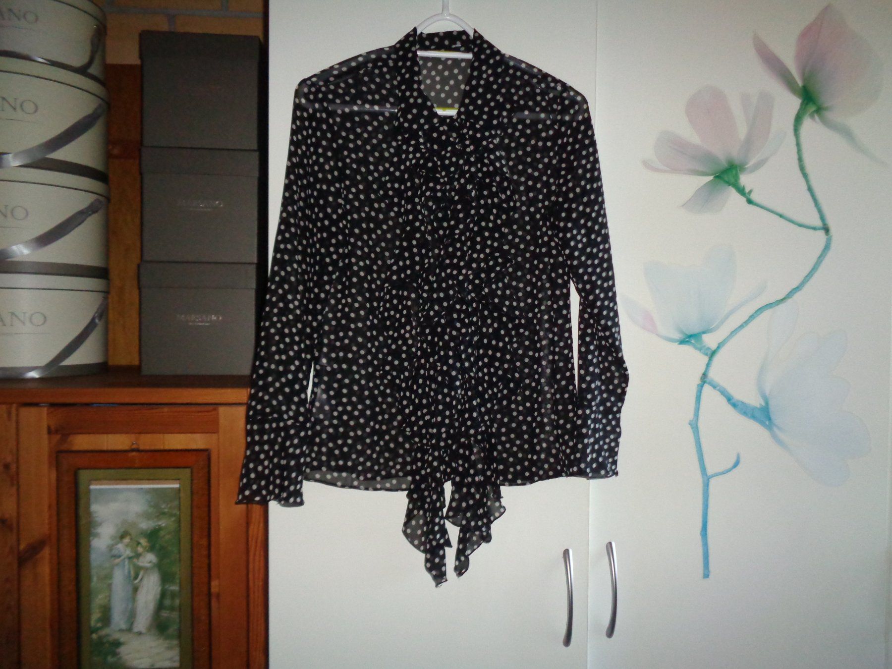 Camicette: *** Hübsche leichte Punkte Bluse *** / Details vorne – Usato da Othmarsingen venduto da Leuchtturmlady