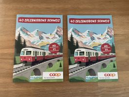 40 Erlebnisbons Schweiz, Coop 21 Einkaufsbons, perfekt für F