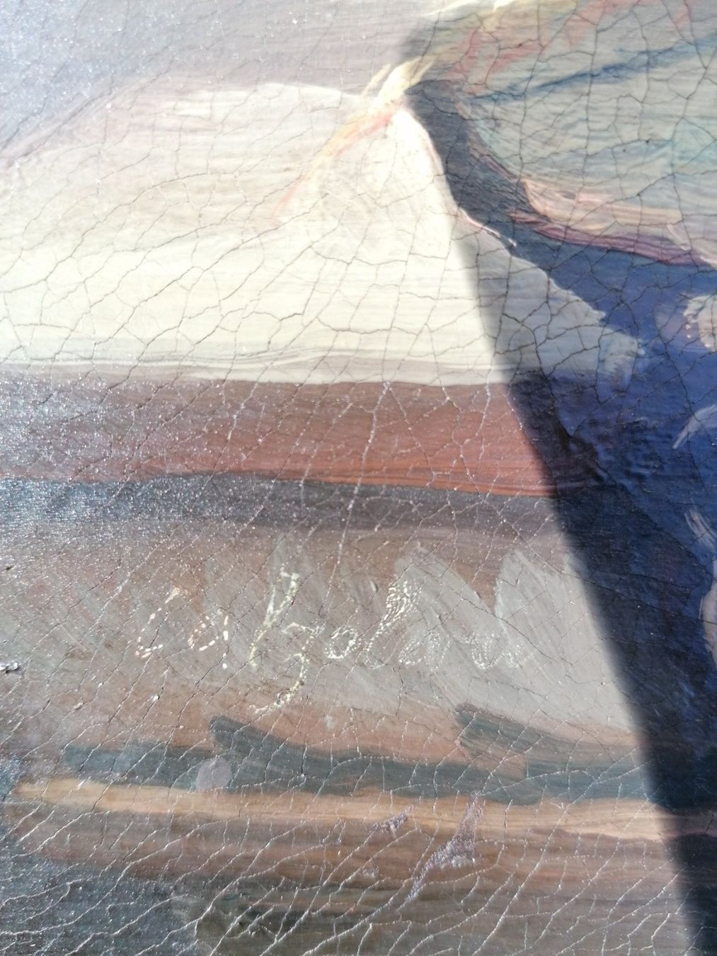 Gemälde: Tableau de fleurs ancien signé Calzolari. – Gebraucht aus St. Maurice von Benoit12 1