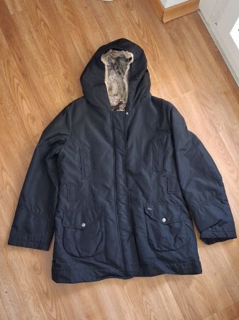 Lacoste Vintage Jacke m. 100% Chinchilla-Echtpelz Gr. M