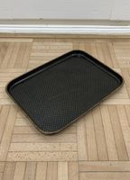 Kleines vintage Serviertablett goldene Sterne Tablett 50er