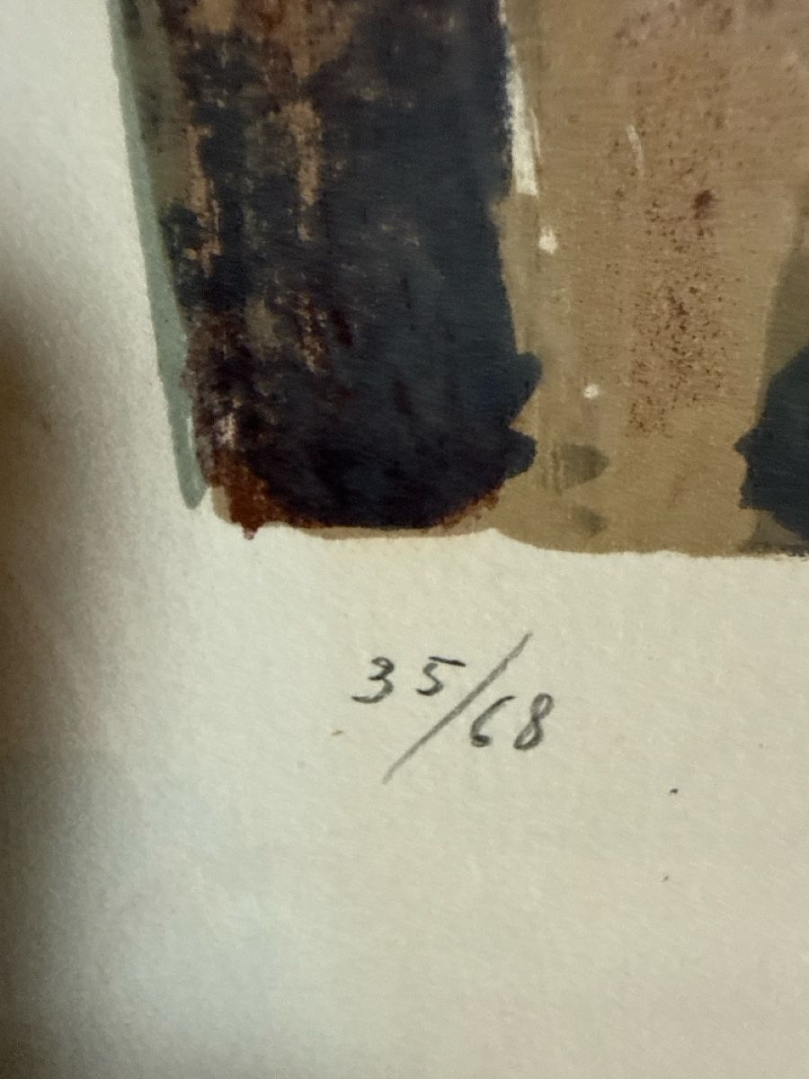 Grafiken & Lithographien: VISCONTI Georges Ithographie Dan titre – Gebraucht aus Schmitten FR von Hohezelg 3