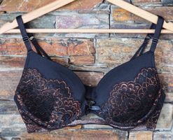 BH Hunkemöller 80C Push up schwarz gold