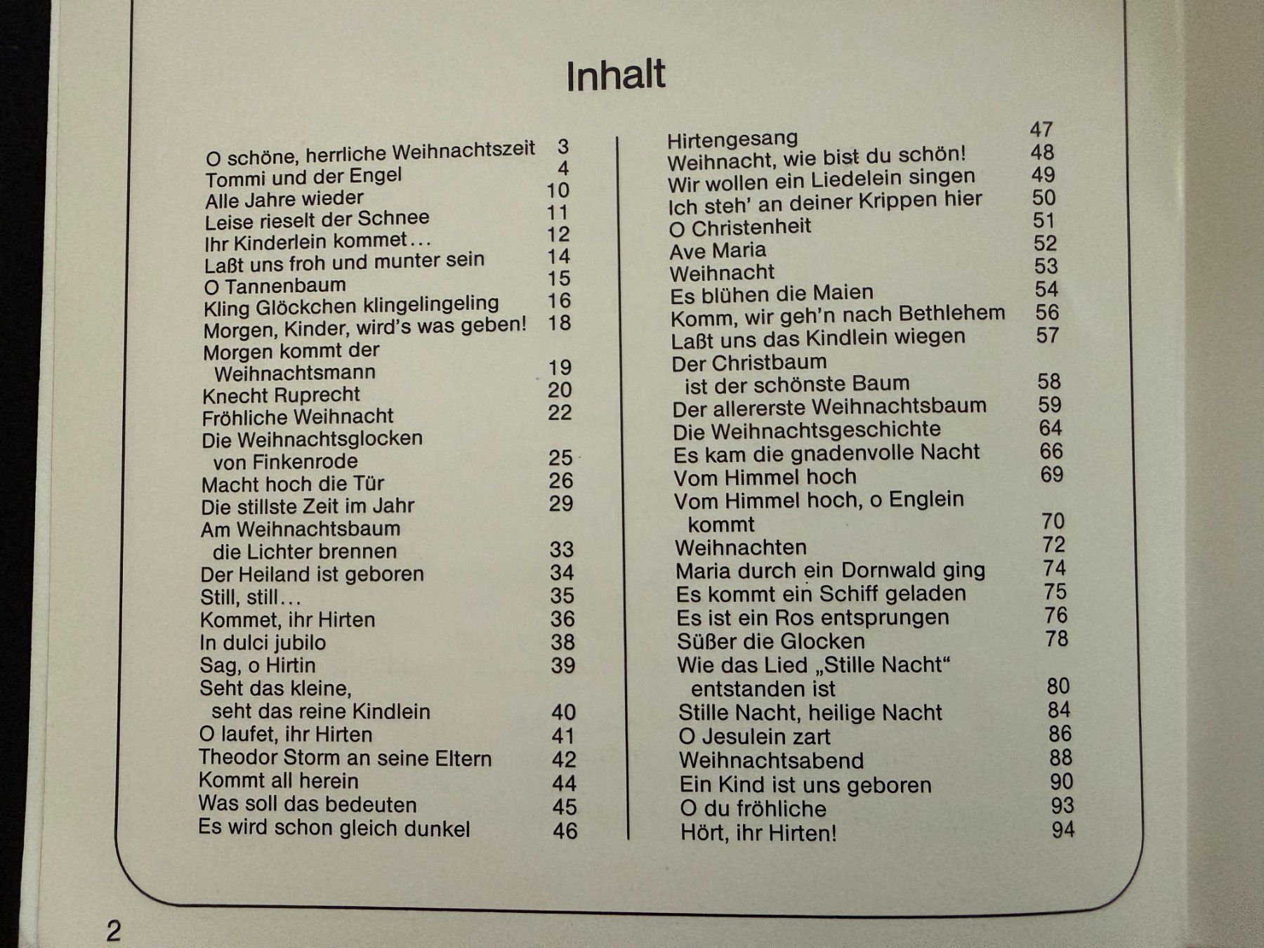 Libri: Die schönsten deutschen Weihnachtslieder   Vintage – Usato da Subingen venduto da ArtBead 2