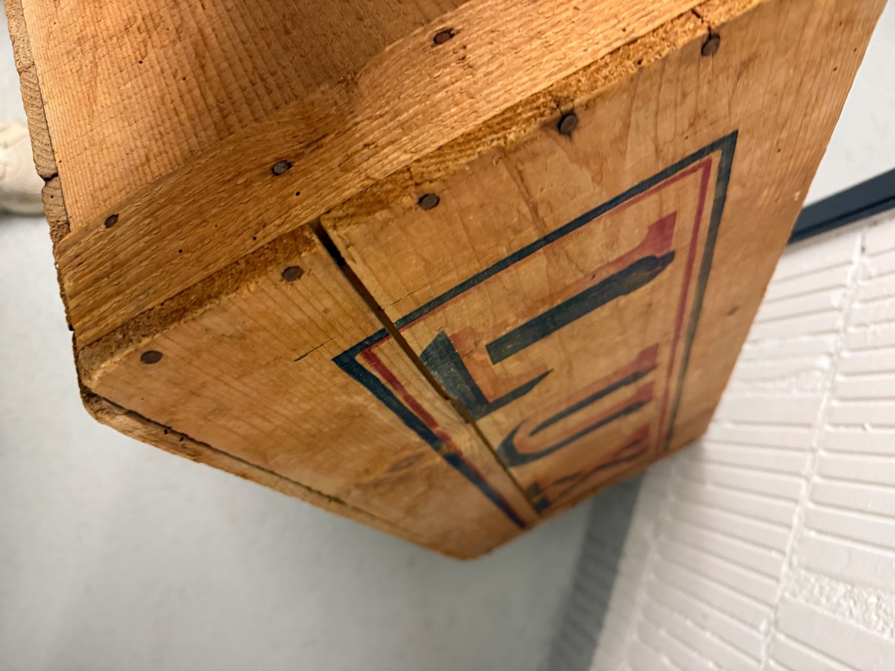 Casse di trasporto: Originale Vintage Sunlight-Holzkiste – Usato da Rikon im Tösstal venduto da arizona8