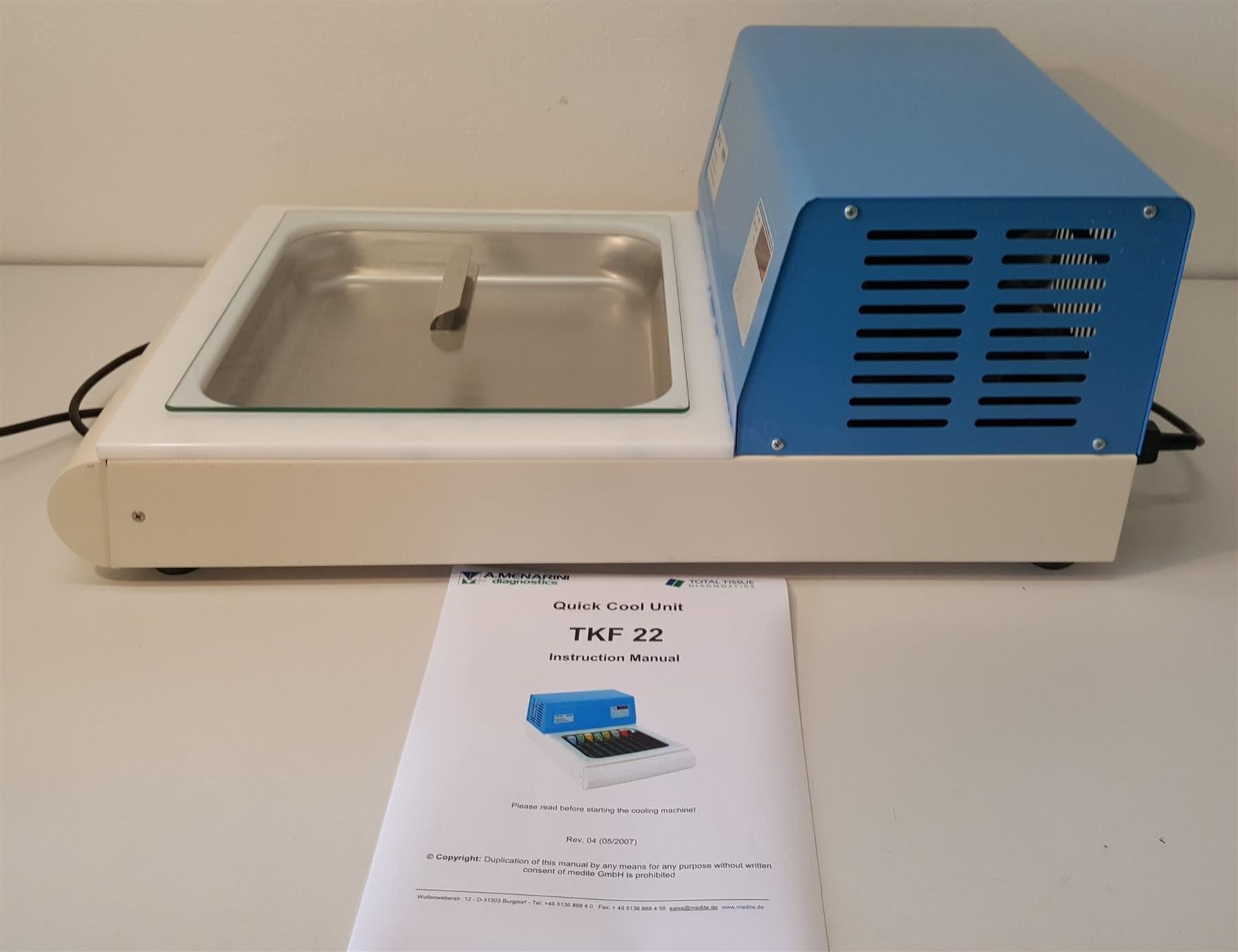 Attrezzature mediche: Medite Quick cool Unit TKF 22 – Usato da Niederdorf venduto da LeptonAG_Labor 3
