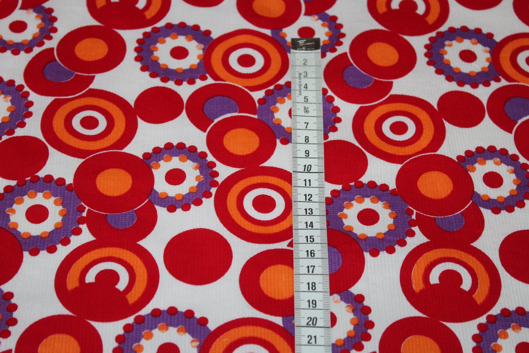 Stoffe: Stoff Vintage Baumwolle Kreise – Neu (gemäss Beschreibung) aus Obfelden von solomon111 1
