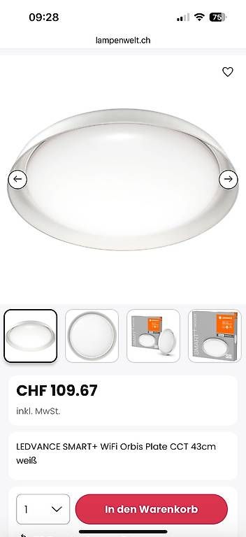 Lampadari & plafoniere: Deckenlampe LED Wifi  – Usato da Zürich venduto da shizukana 2