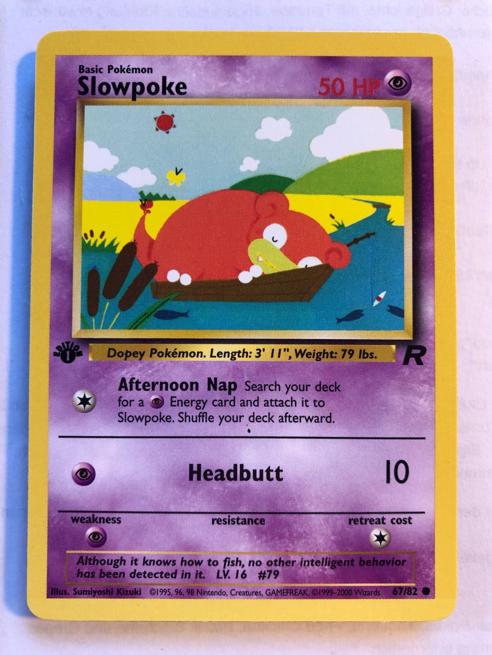 Sammelbilder & Trading cards: Slowpoke 1st Team Rocket - MINT - ab 1.- – Gebraucht aus Giubiasco von dan_pr8b