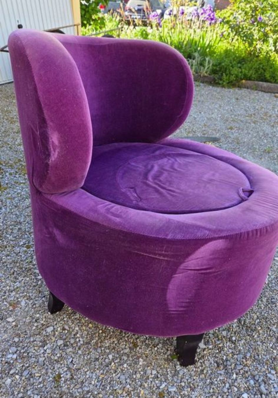 Sessel: 2 Sessel lila Samt  – Gebraucht aus Langrickenbach von Eve088 1