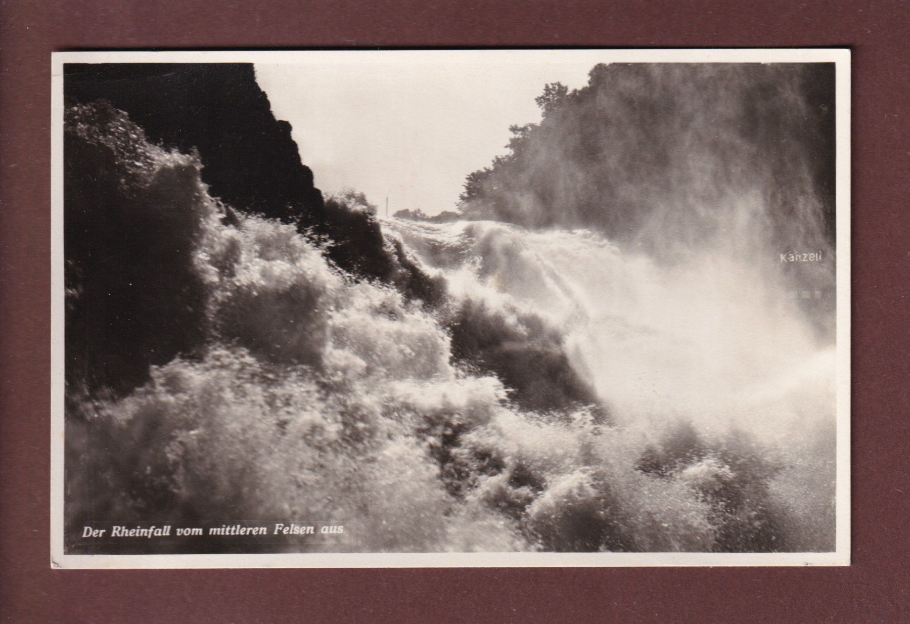 Cartoline postali: RHEINFALL - 1938 – Usato da Pully venduto da nicecards