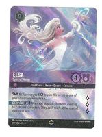 Disney Lorcana Elsa Spirit of Winter card used
