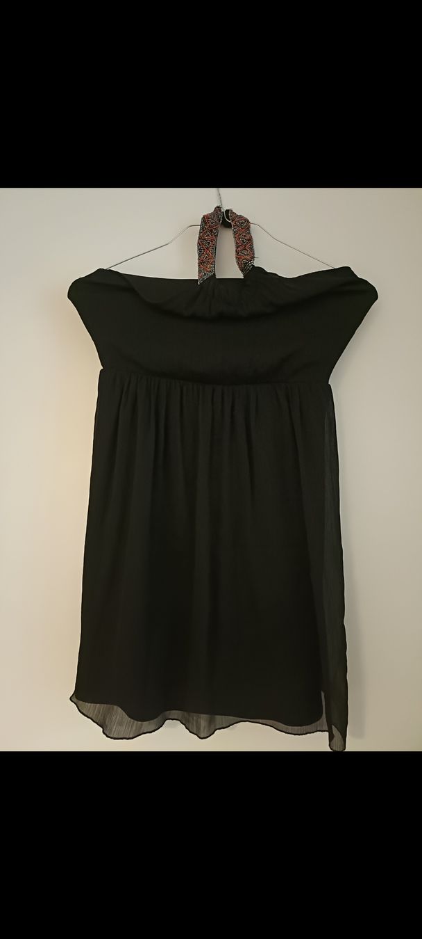Vestiti: Kleid schwarz mit Perlenkragen – Usato da Bergdietikon venduto da Bico01 2