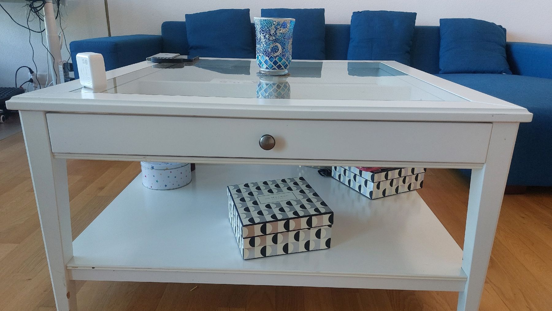 Ikea Tavoli: Ikea Liatorp Sofa table with glass top – Usato da Cham venduto da mmi_7gt5 2