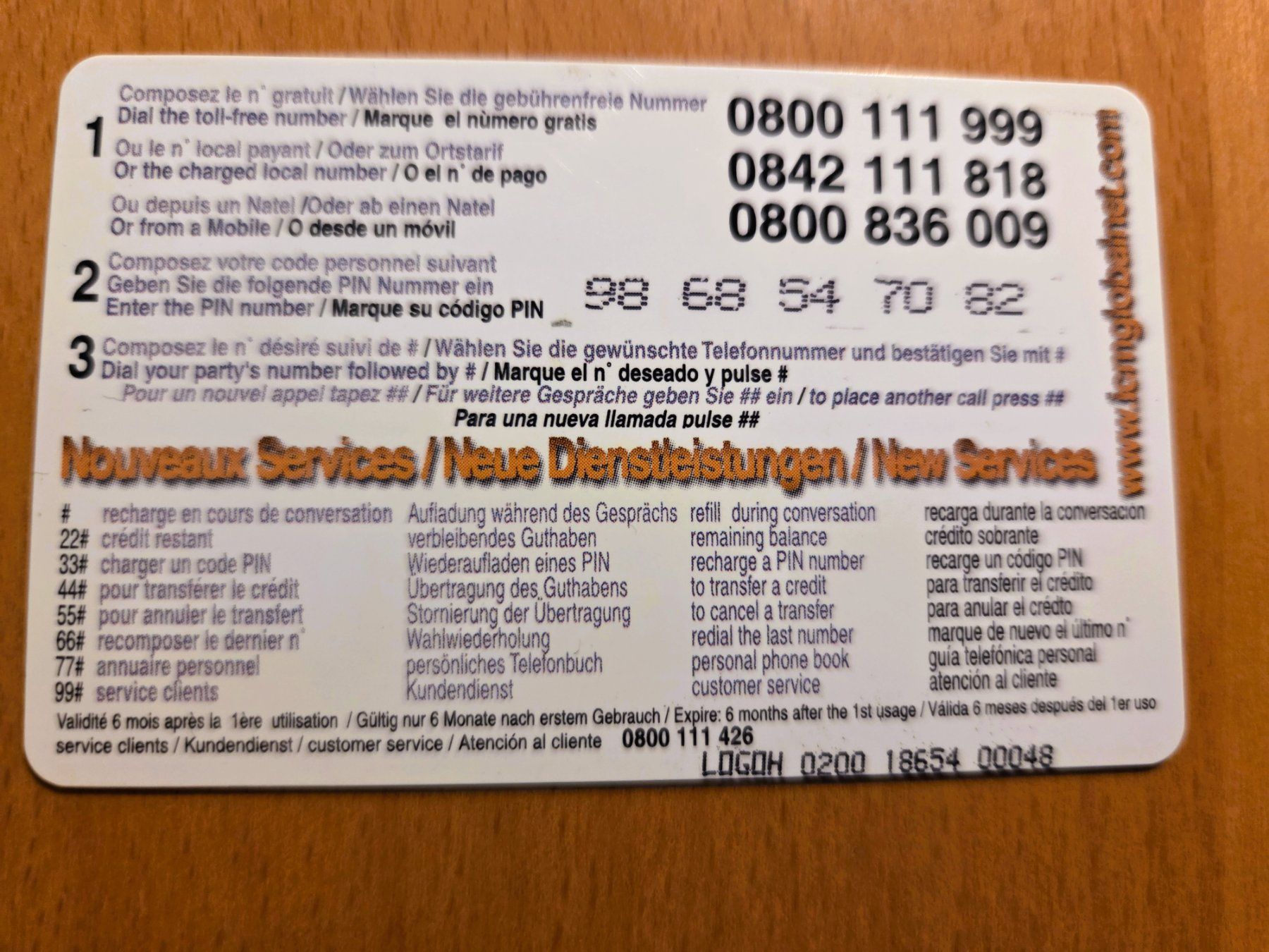 Schede telefoniche: PREPAID - SCHWEIZ – Usato da Brüttisellen venduto da Nighttrain 1
