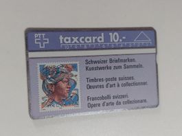 Taxcard 10.- mit Briefmarke "Europa"