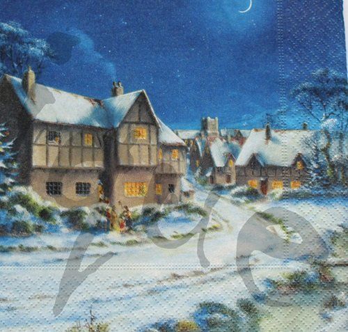 Tovaglioli: Serviette winterlandschaft (rar) – Nuovo (secondo la descrizione) da Schlatt TG venduto da kreativ-atelier