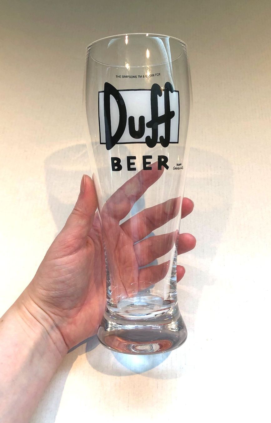 Bicchieri: Bierglas "Duff Beer" aus der Serie "Die Simpsons" – Usato da Rüti ZH venduto da Jasna89 1