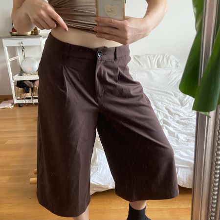 Capri Culotte Hose C&A braun Grösse 34