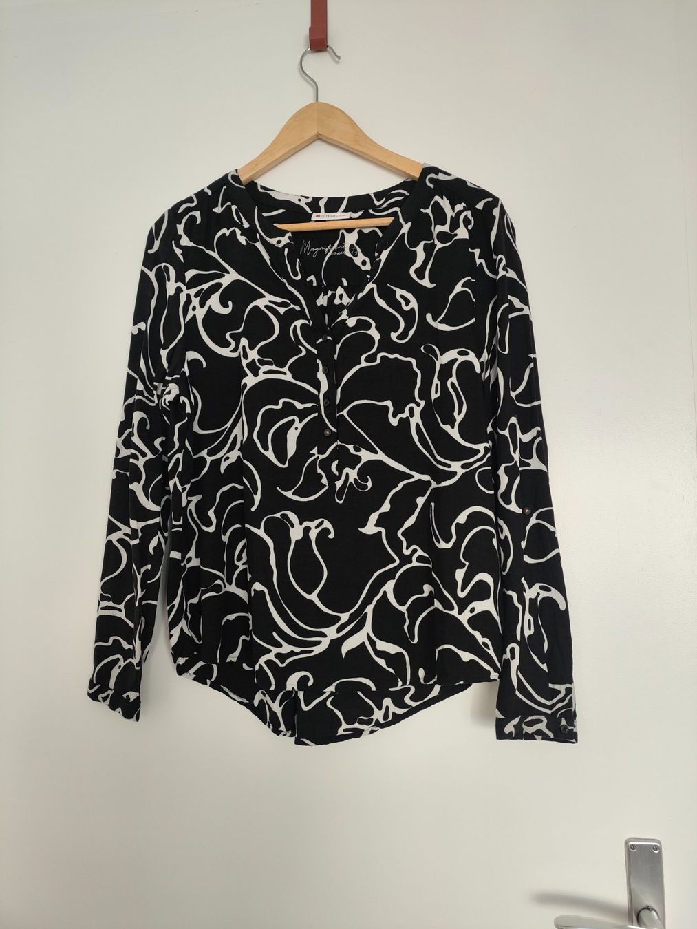 Camicette: Bluse Street One schwarz weiß 36 – Usato da Neuhausen venduto da JessIst