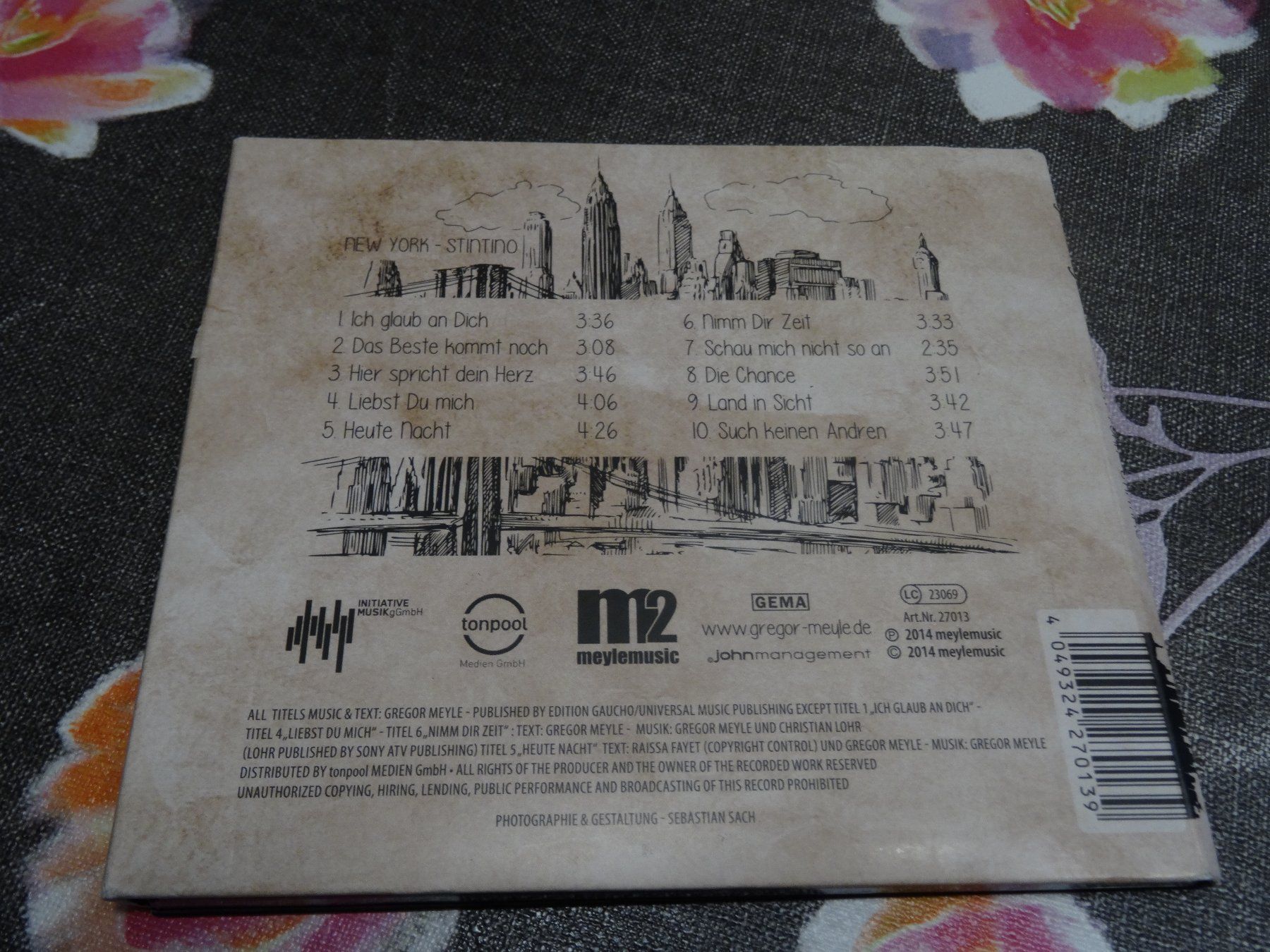 CD: Gregor Meyle - New York Stintino CD – Usato da Olten venduto da Disc-Ausverkauf 1