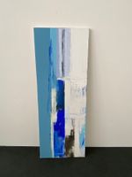 Bild Leinenwand mit Holzrahmen (Blau)