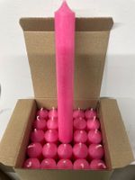 Stabkerzen in Pink/25 Stück/Angebot/OVP