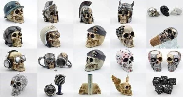 Skulpturen & Statuen: SchraubenSchädel cooles Dekor aus Resin – Neu und originalverpackt aus Wittenbach von rbstore 4