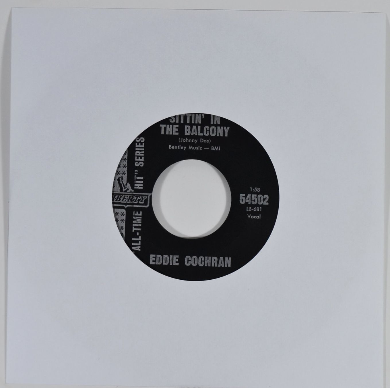 Dischi in vinile: Single: EDDIE COCHRAN - Sittin' In The Balcony – Usato da Frenkendorf venduto da Yard-Sale-2000