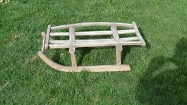 Holzschlitten antik Holz Deko sehr guter Zustand