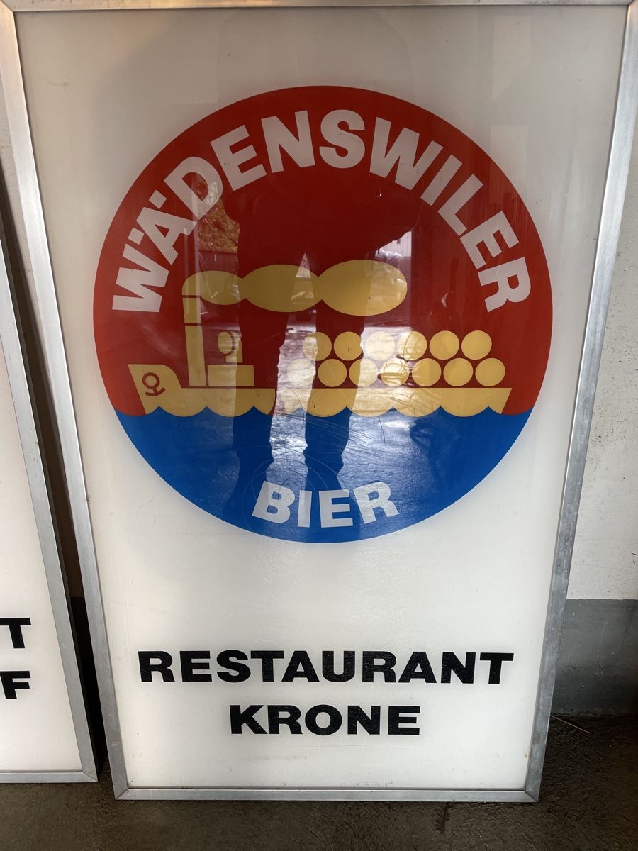 Schilder: Wädenswiler Bier 7 Schilder – Gebraucht aus Oberengstringen von krumpaszky 1