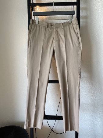 Neil Barrett Hose Beige Gr. 46-48 Skinny-Fit Made in Italy