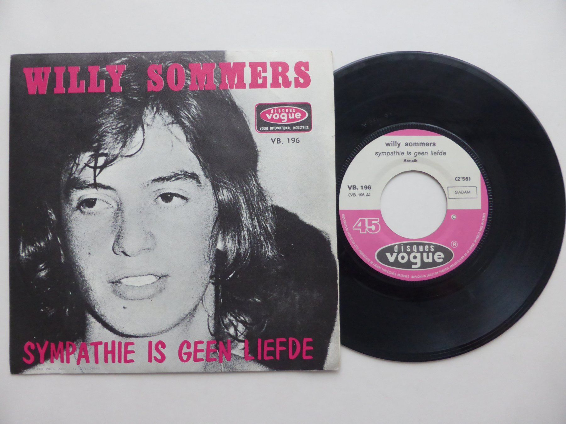 Dischi in vinile: VINYL SINGLE   WILLY SOMMERS – Usato da Küssnacht am Rigi venduto da Mondkinder