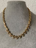 Vergoldete kette stab-brillant (41cm)