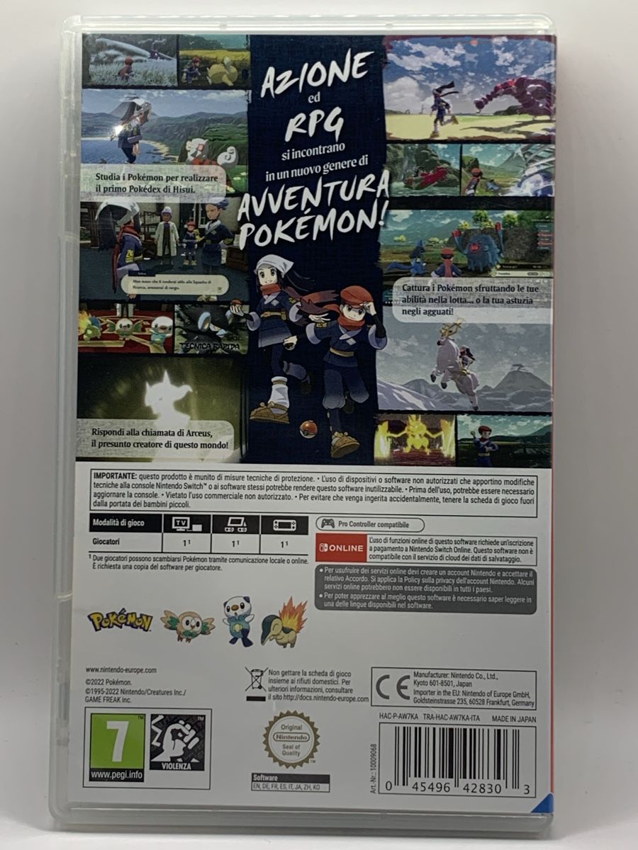Nintendo Spiele: Leggende Pokémon Arceus - Nintendo Switch – Gebraucht aus Ostermundigen von RG-Collector 1