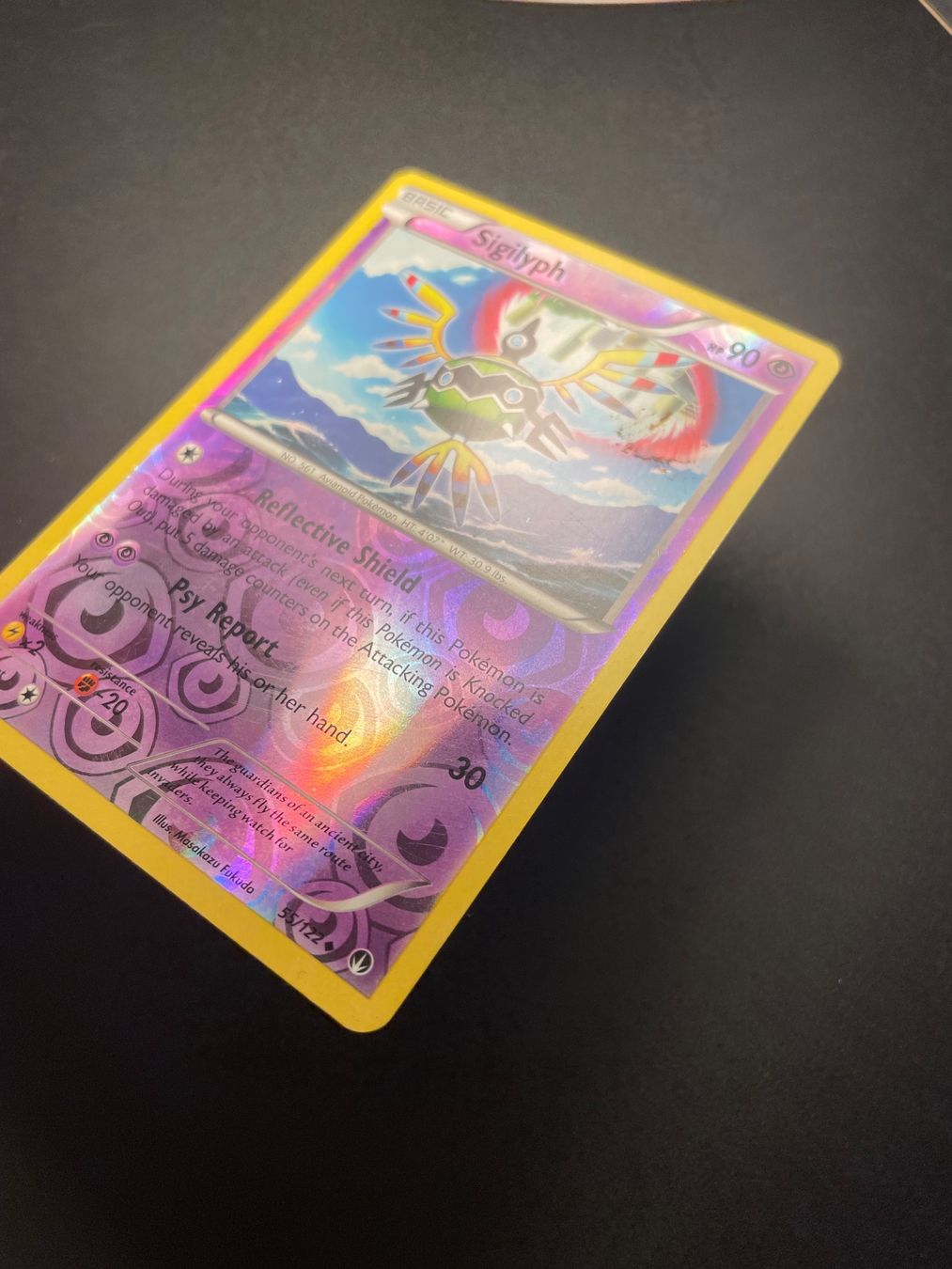 Pokémon Sammelbilder & Trading cards: Sigilyph 55/122  2016 Reverse Holo – Gebraucht aus Zürich von pokemon_cards 1