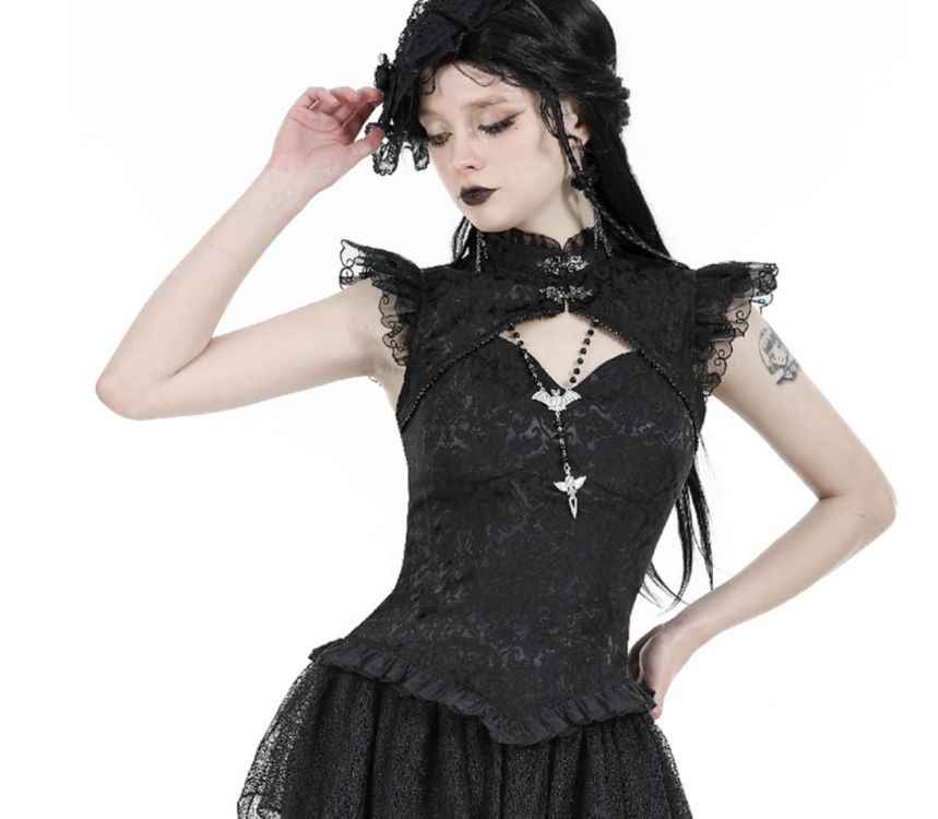 Faszinierend Gothic Oberteil Damen Bilder