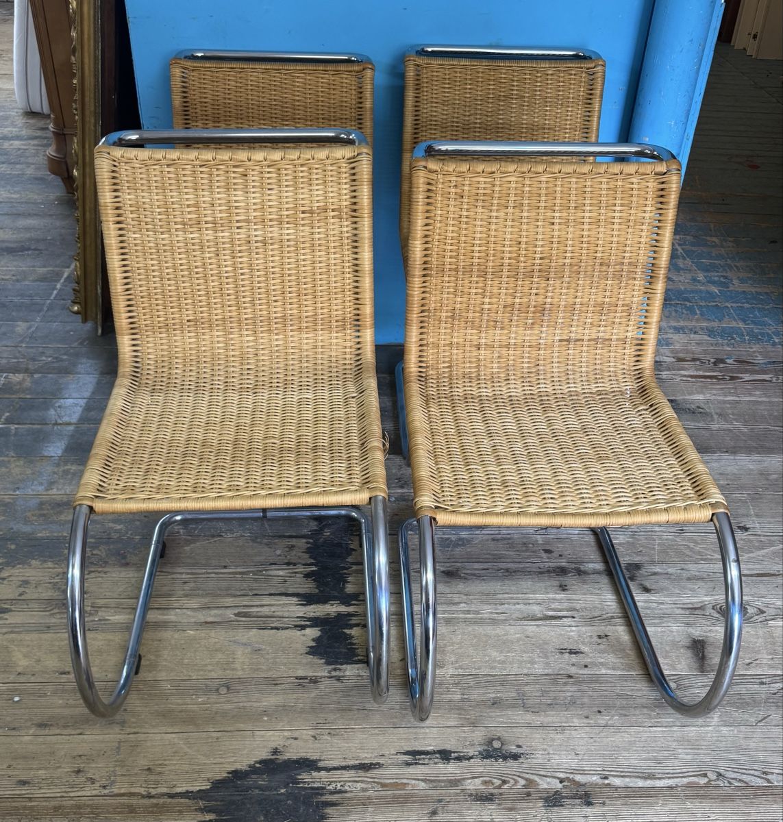 Sedie: Vintage Freischwinger stuhlen 4 stk. – Usato da Schlieren venduto da Freundlich02 2