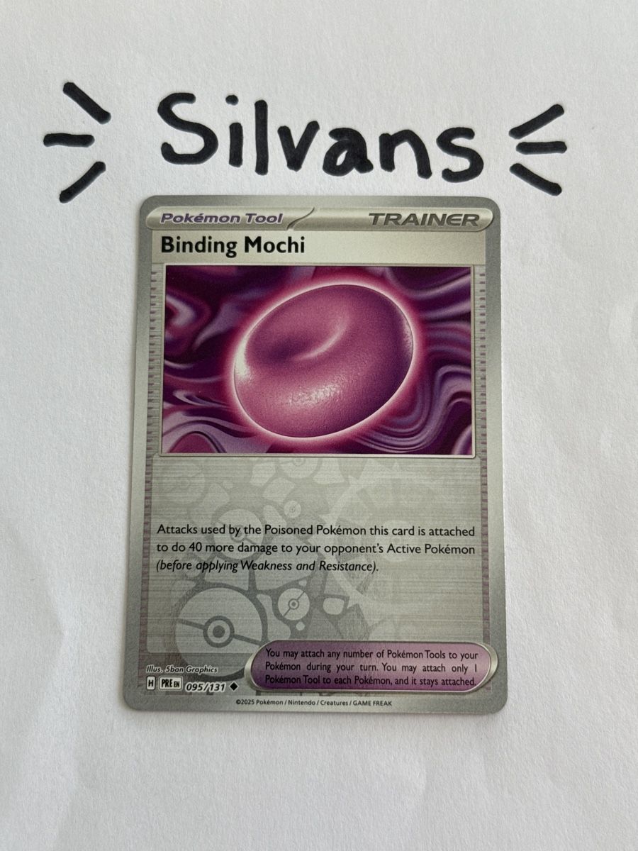 Pokémon Cartes à collectionner: Binding Mochi Reverse Holo 095/131 Prismatic Evolutions EN – Neuf (Voir description) à Wil SG par Silvans