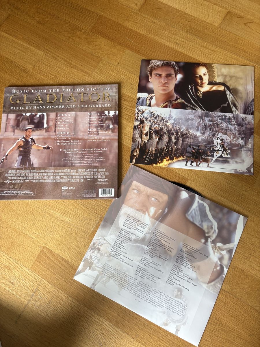 Dischi in vinile: Vinyl Gladiator Film Musik – Usato da Adliswil venduto da Walemmej 1