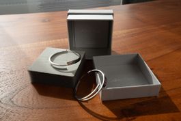 Calvin Klein Creolen Ohrringe – Silber – mit Originalbox