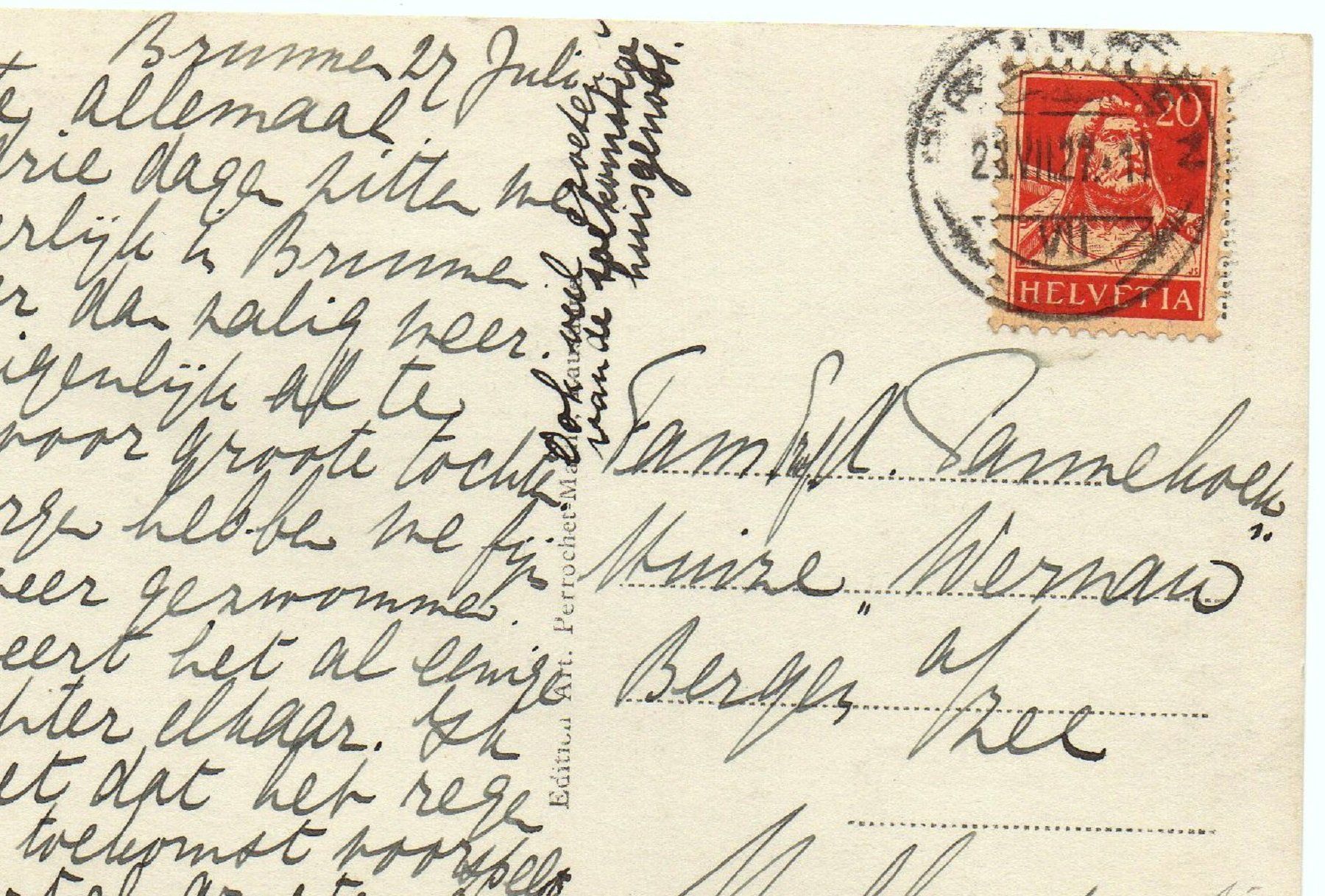 Cartoline postali: BRUNNEN mit Mythen - Dampfschiff – Usato da Jona venduto da philajona 1
