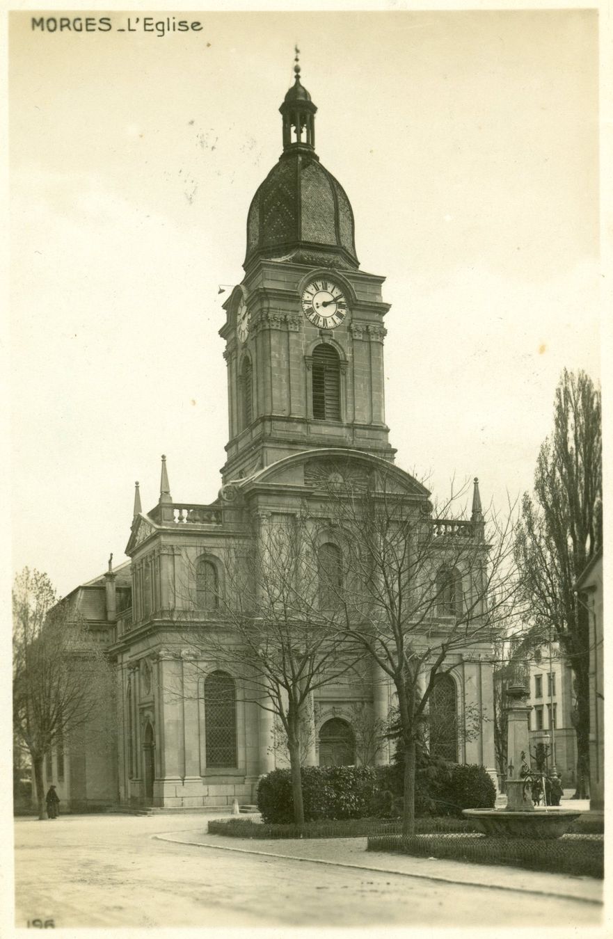 Cartoline postali: Morges - L'Eglise – Usato da Chavornay venduto da SupraSenna
