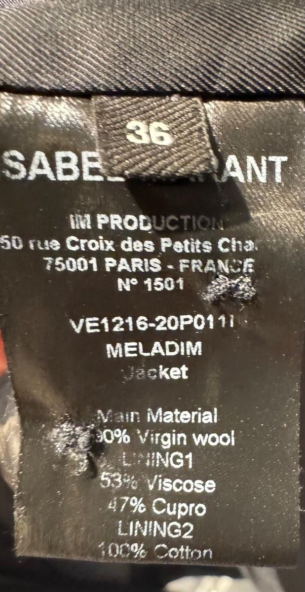 Isabel Marant Giacche: Isabel Marant Blazer Doppelreiher – Nuovo (secondo la descrizione) da St. Gallen venduto da Bt5 4