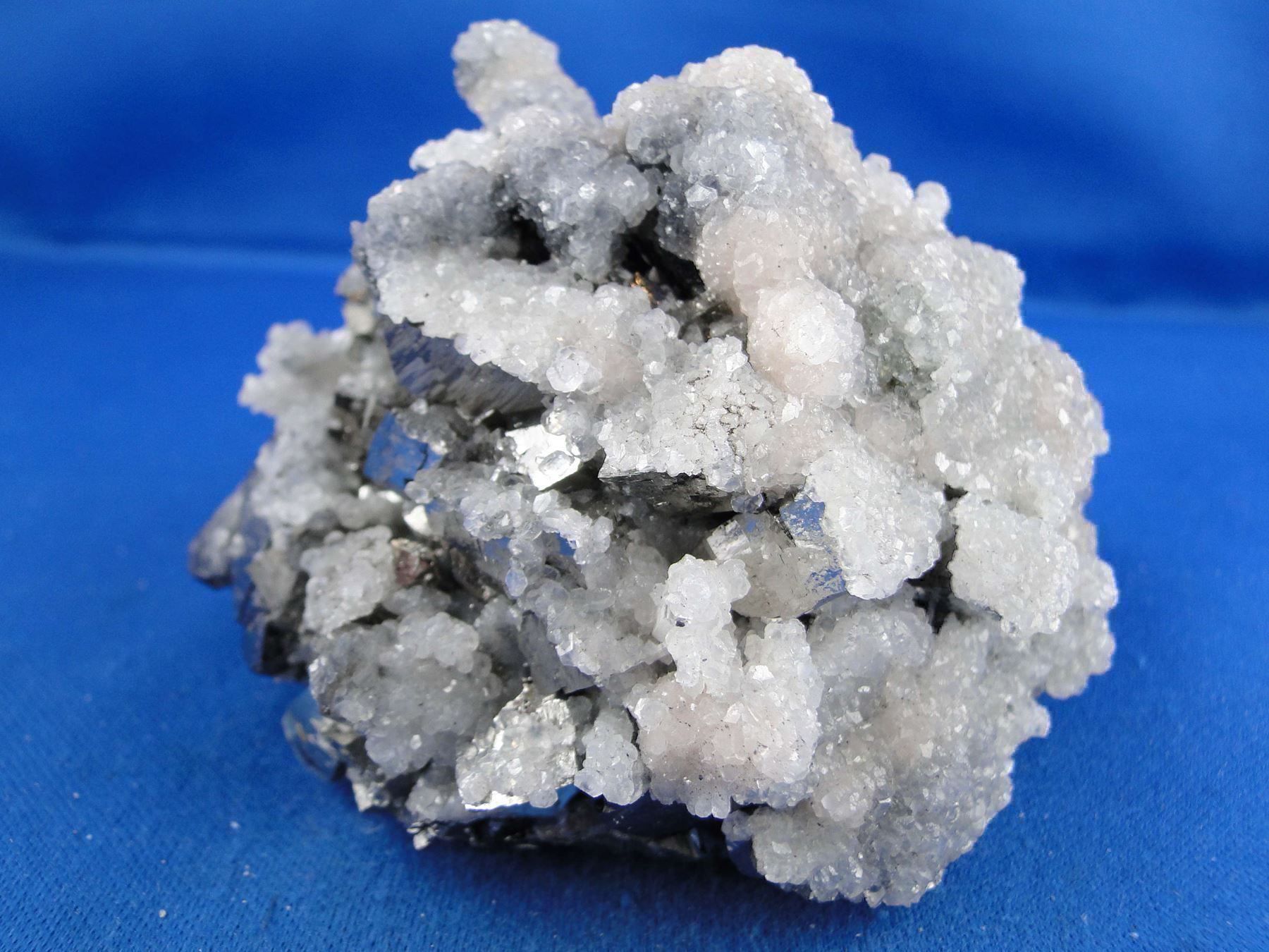 Minerali & Pietre curative: Arsenopyrit mit Sphalerit und Calcit – Usato da Schinznach Bad venduto da Demerald 8