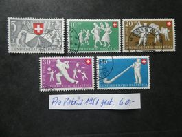 Pro Patria 1951 gestempelt
