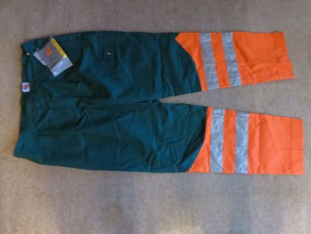 WARNSCHUTZ-ARBEITS-BUNDHOSE LUTTEURS HIGH VISIBILITY Gr.56