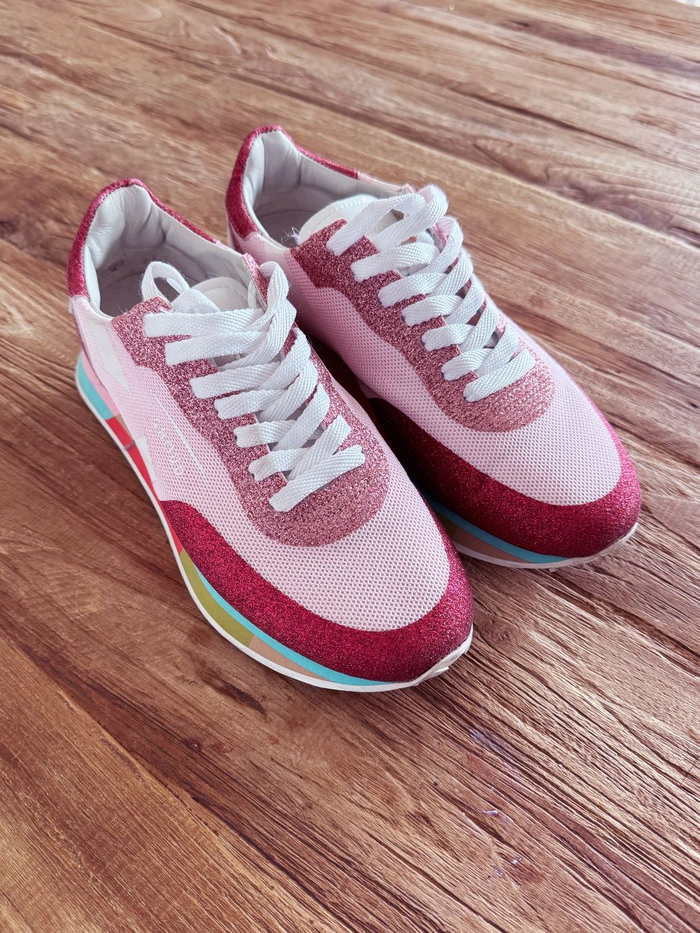 Scarpe da donna: Sneaker GHOUD Rosa Glitzer – Usato da Weesen venduto da nice-to-have-23 2