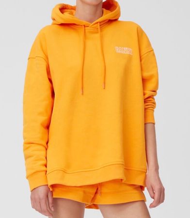 GANNI Hoodie Orange